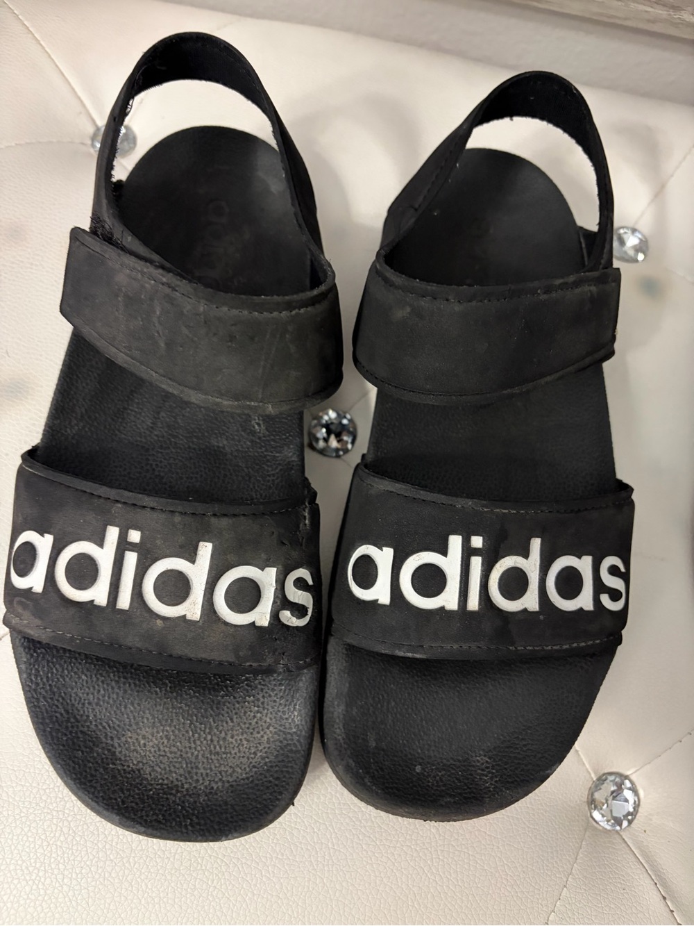 Adidas Child Adilette Sandals Slide G26879 Color Black Unisex Kids Size 5